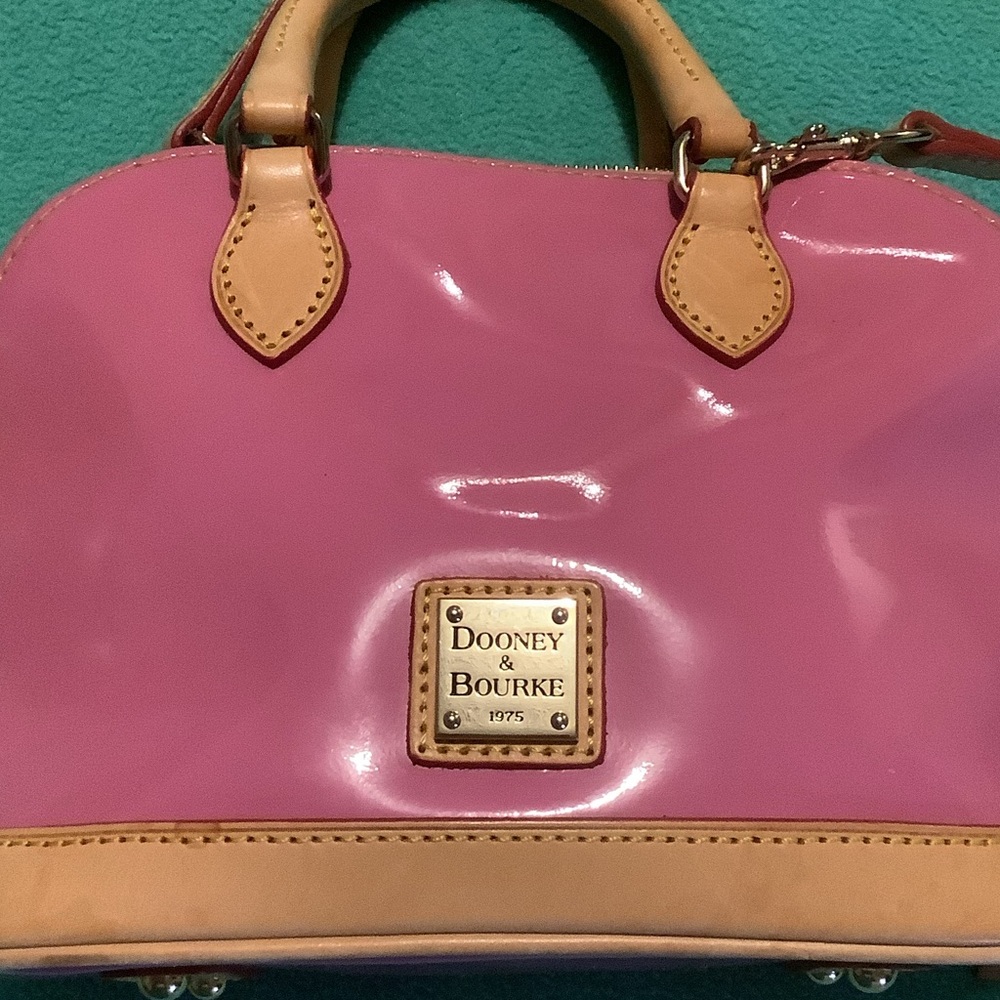 Dooney & Bourke Pink and Tan Satchel